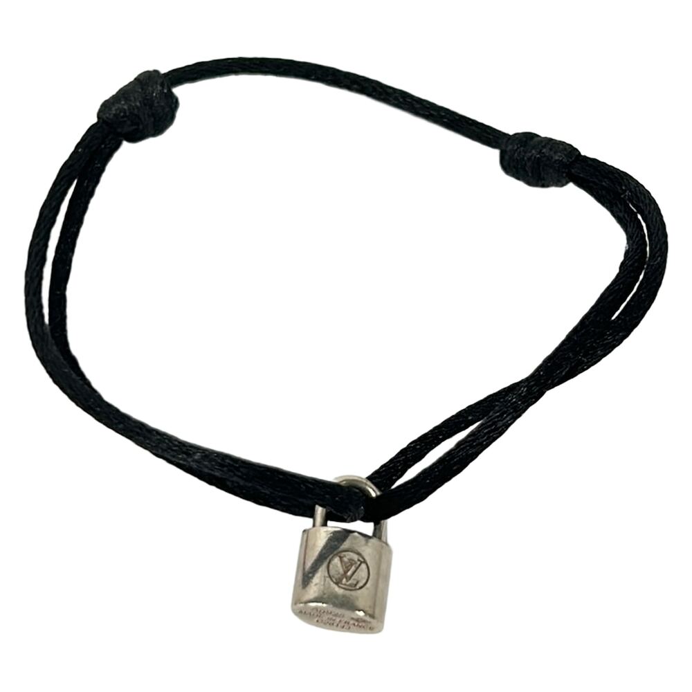 Louis Vuitton Bracelet Silver Rock It Others Bracelet Q95590 Black Silver